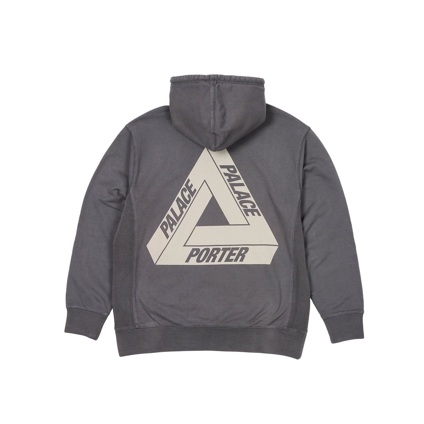 PALACE PORTER TRI-FERG HOOD DARK GREY