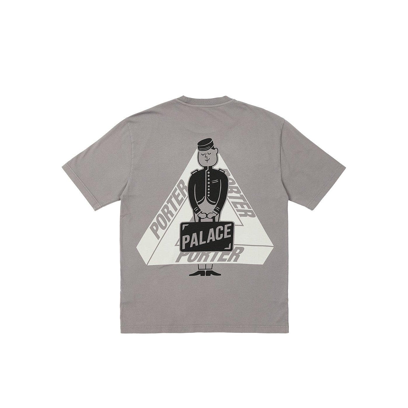 PALACE PORTER TRI-FERG BELL BOY T-SHIRT GREY