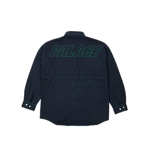 Palace STITCH UP DROP SHOULDER SHIRT NAVY - Colorway