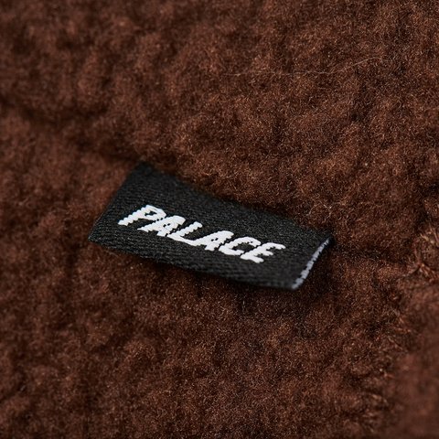 Palace FLEECE FACEWARMER BEANIE MOCHA - Colorway