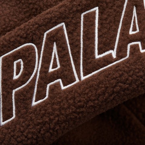 Palace FLEECE FACEWARMER BEANIE MOCHA - Colorway