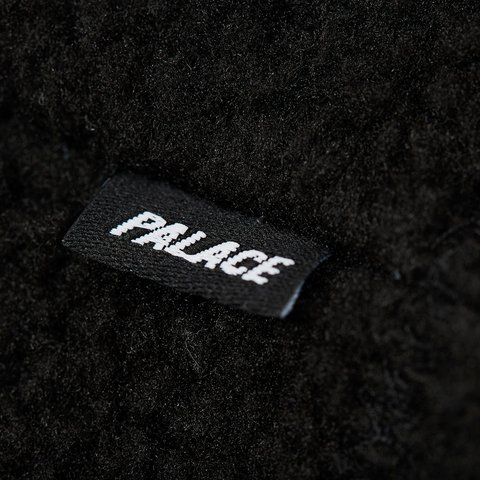 Palace FLEECE FACEWARMER BEANIE BLACK - Colorway