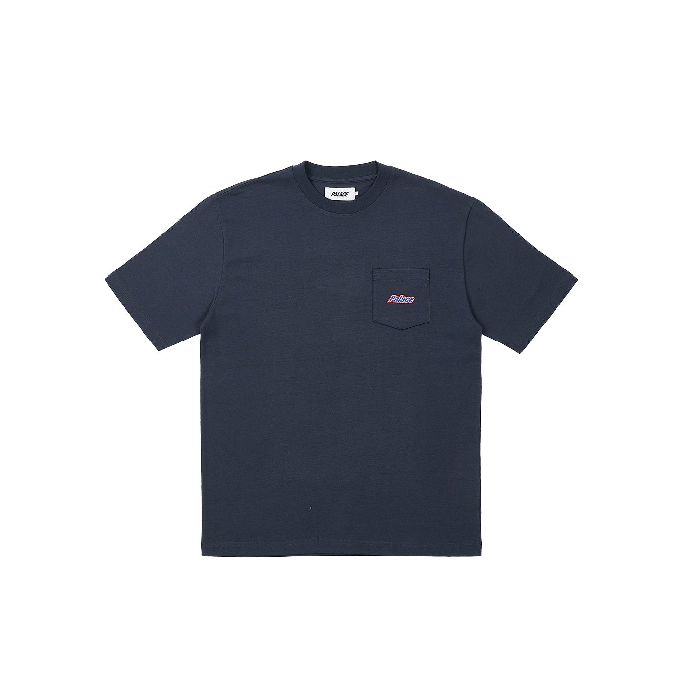 EMBROIDERED POCKET T-SHIRT NAVY