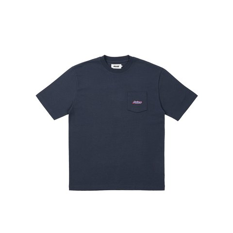 Palace EMBROIDERED POCKET T-SHIRT NAVY - $68.00