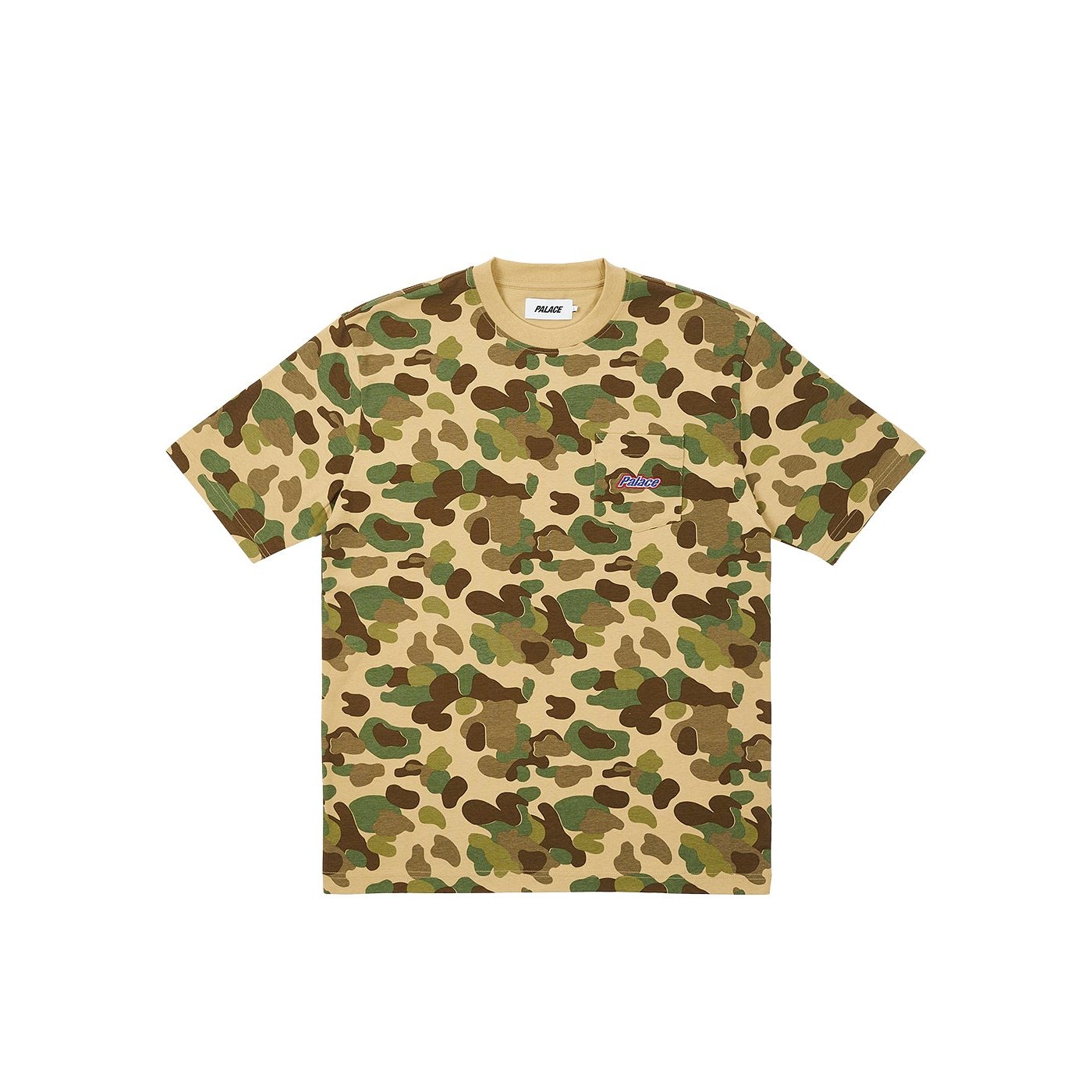 EMBROIDERED POCKET T-SHIRT DUCK CAMO