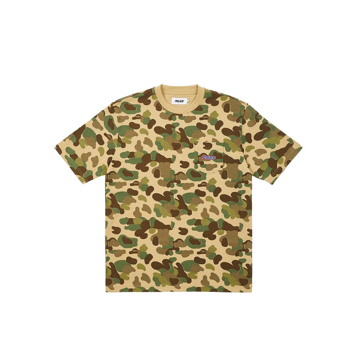 Palace EMBROIDERED POCKET T-SHIRT DUCK CAMO (Spring 2023) - $68.00