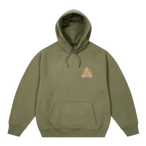 Palace PALACE PORTER LOGO HOOD OLIVE - Colorway