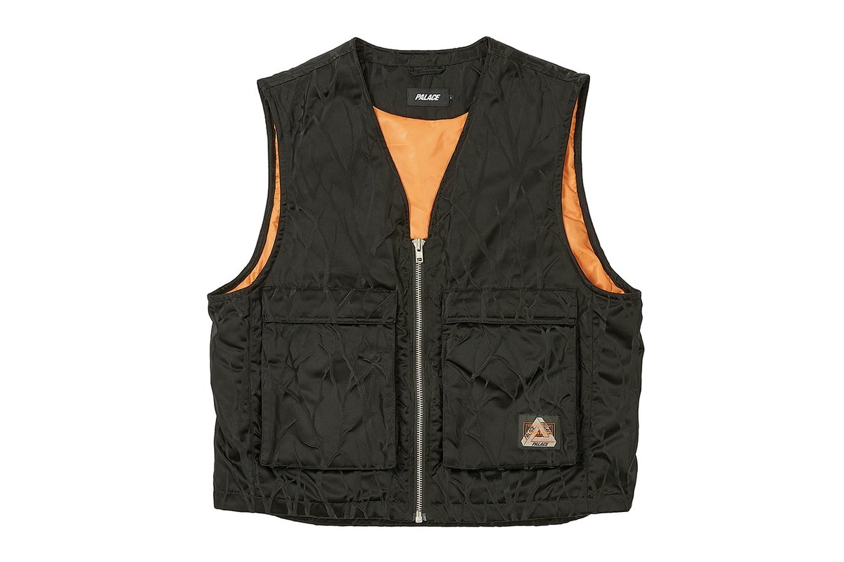 PALACE PORTER FIELD VEST BLACK / JACQUARD - PalaceCommunity