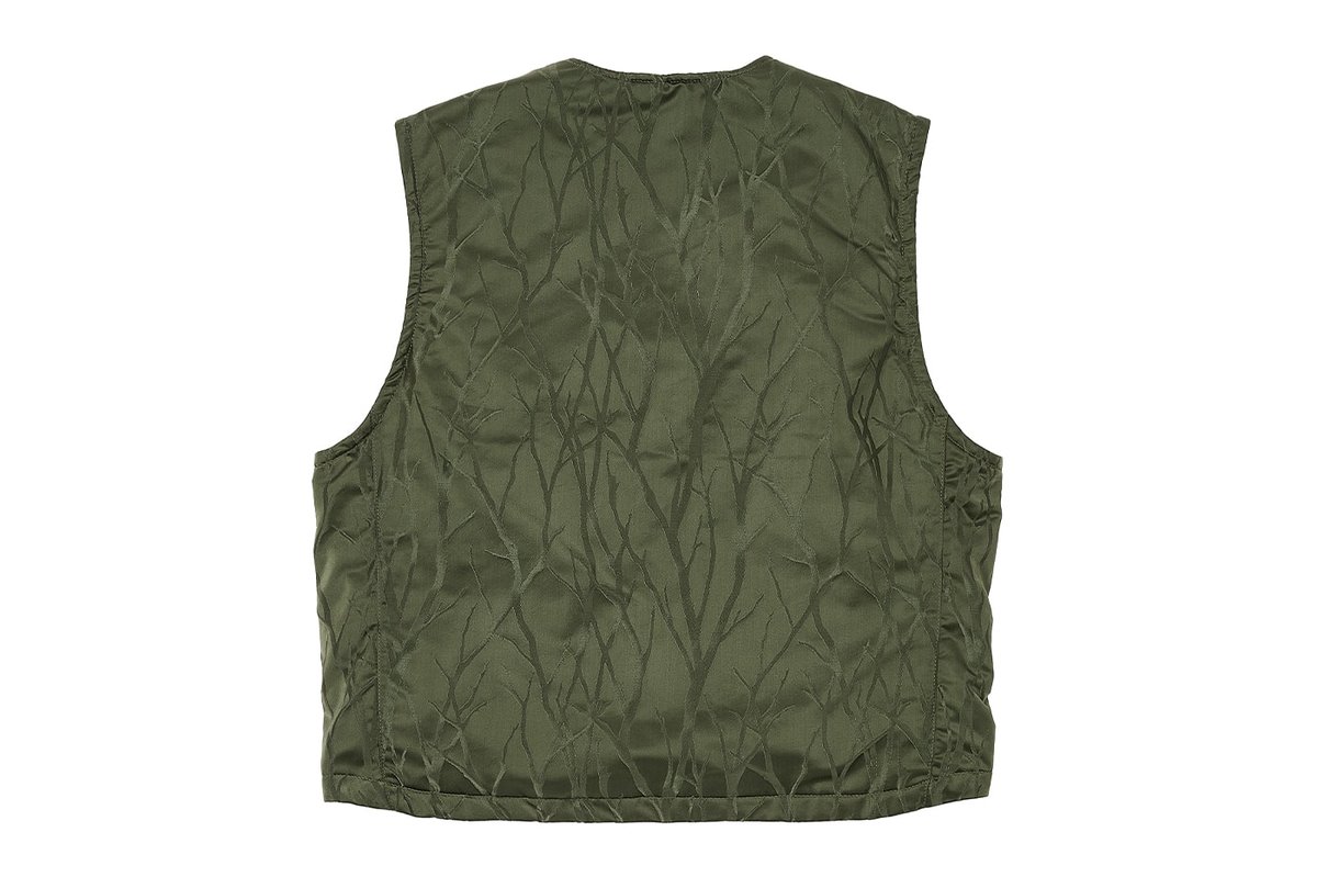 PALACE PORTER FIELD VEST OLIVE / JACQUARD - PalaceCommunity