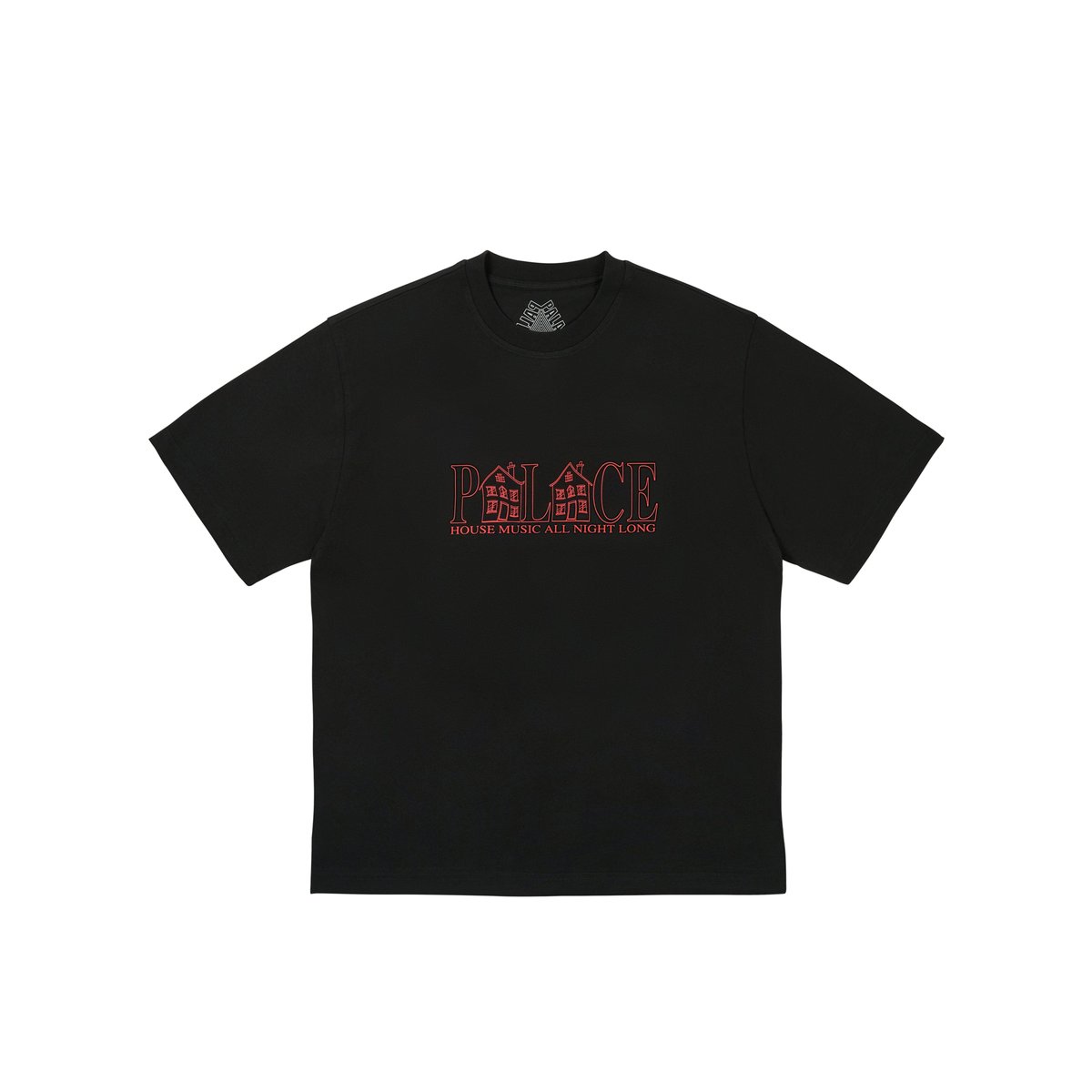 Palace HOUSE T-SHIRT BLACK (Autumn 2024) - $48.00