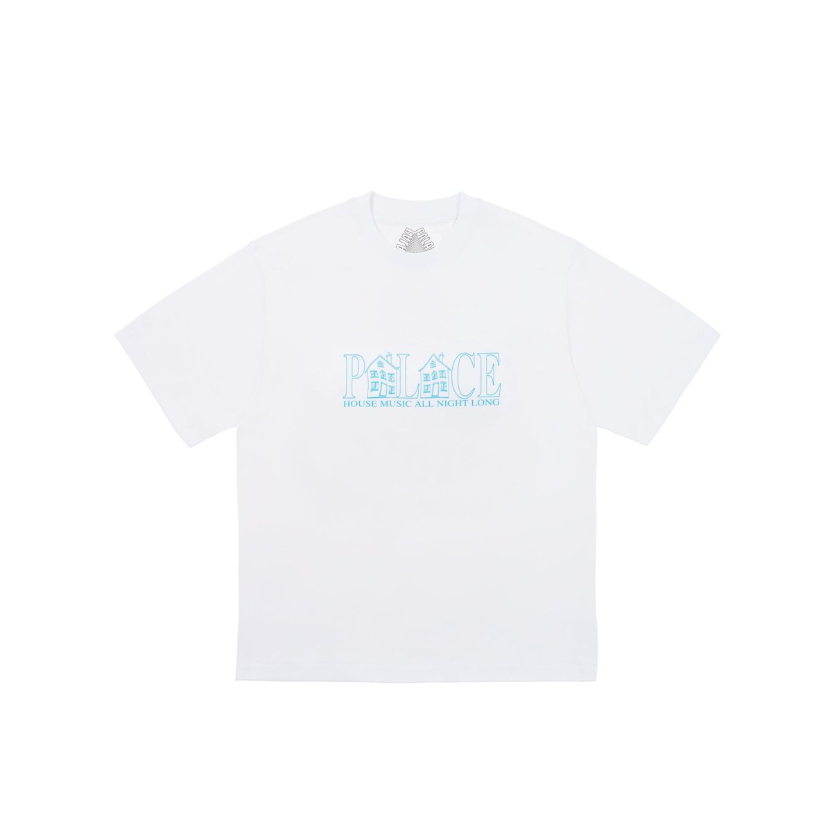Palace HOUSE T-SHIRT WHITE (Autumn 2024) - $48.00