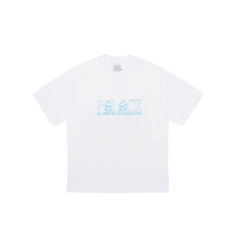 Palace HOUSE T-SHIRT WHITE - $48.00