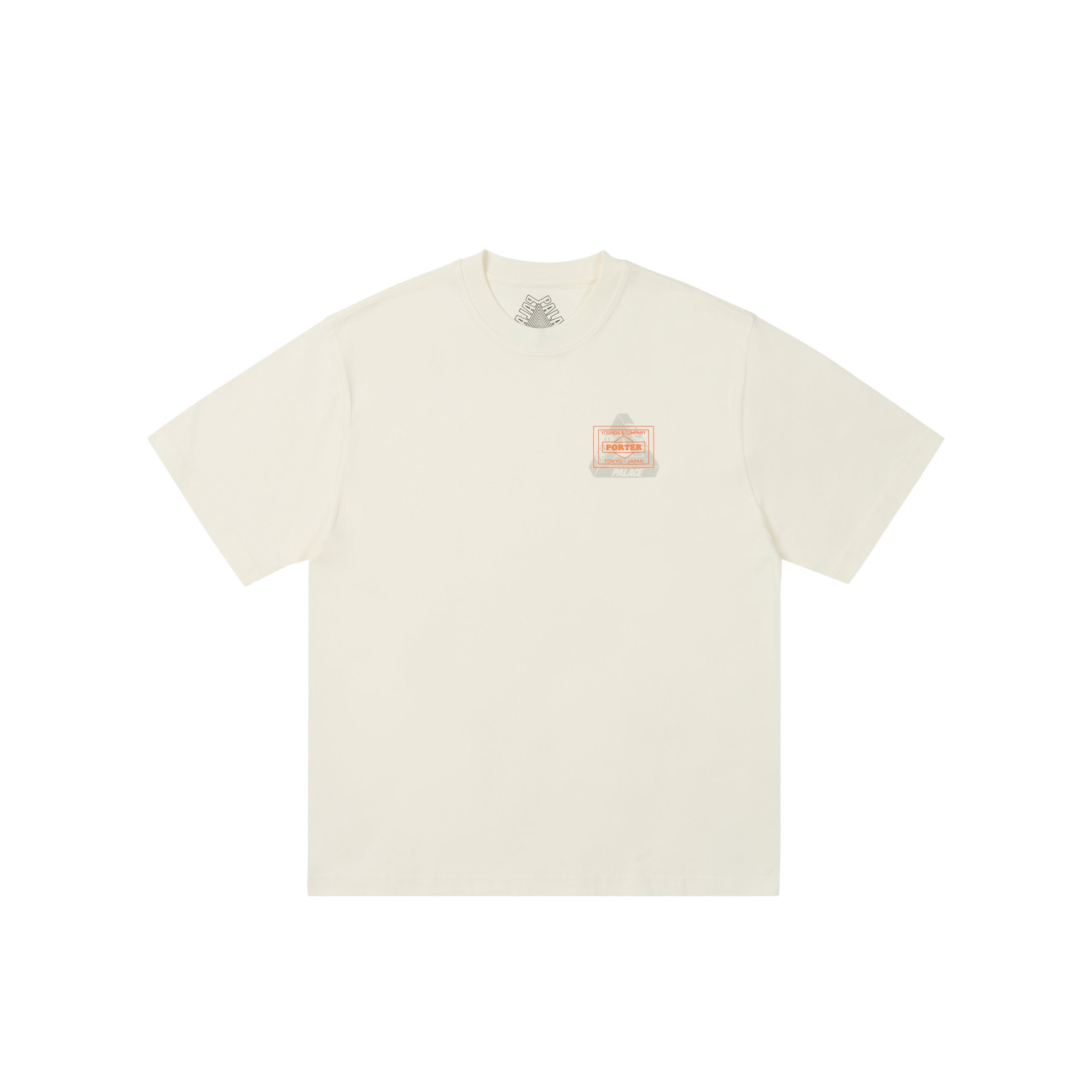 PALACE PORTER LOGO T-SHIRT WHITE