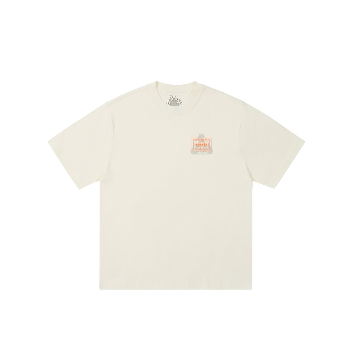 Palace PALACE PORTER LOGO T-SHIRT WHITE (Palace Porter Yoshida 2024) - $68.00