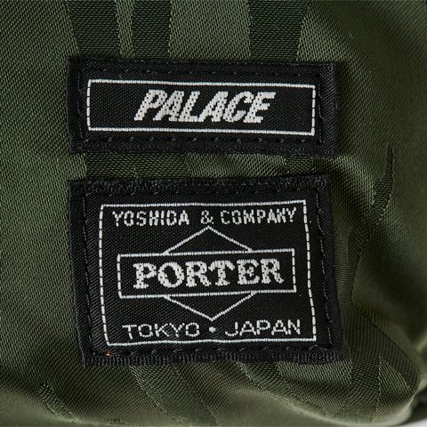 Palace PALACE PORTER WAIST BAG OLIVE / JACQUARD - Colorway
