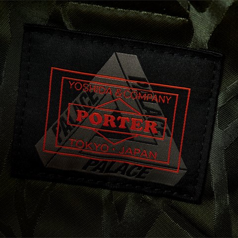 Palace PALACE PORTER WAIST BAG OLIVE / JACQUARD - Colorway