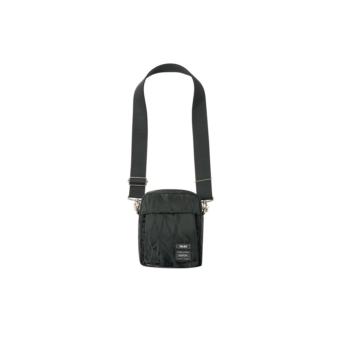 Palace PALACE PORTER VERTICAL SHOULDER BAG BLACK / JACQUARD (Palace Porter Yoshida 2024) - $398.00