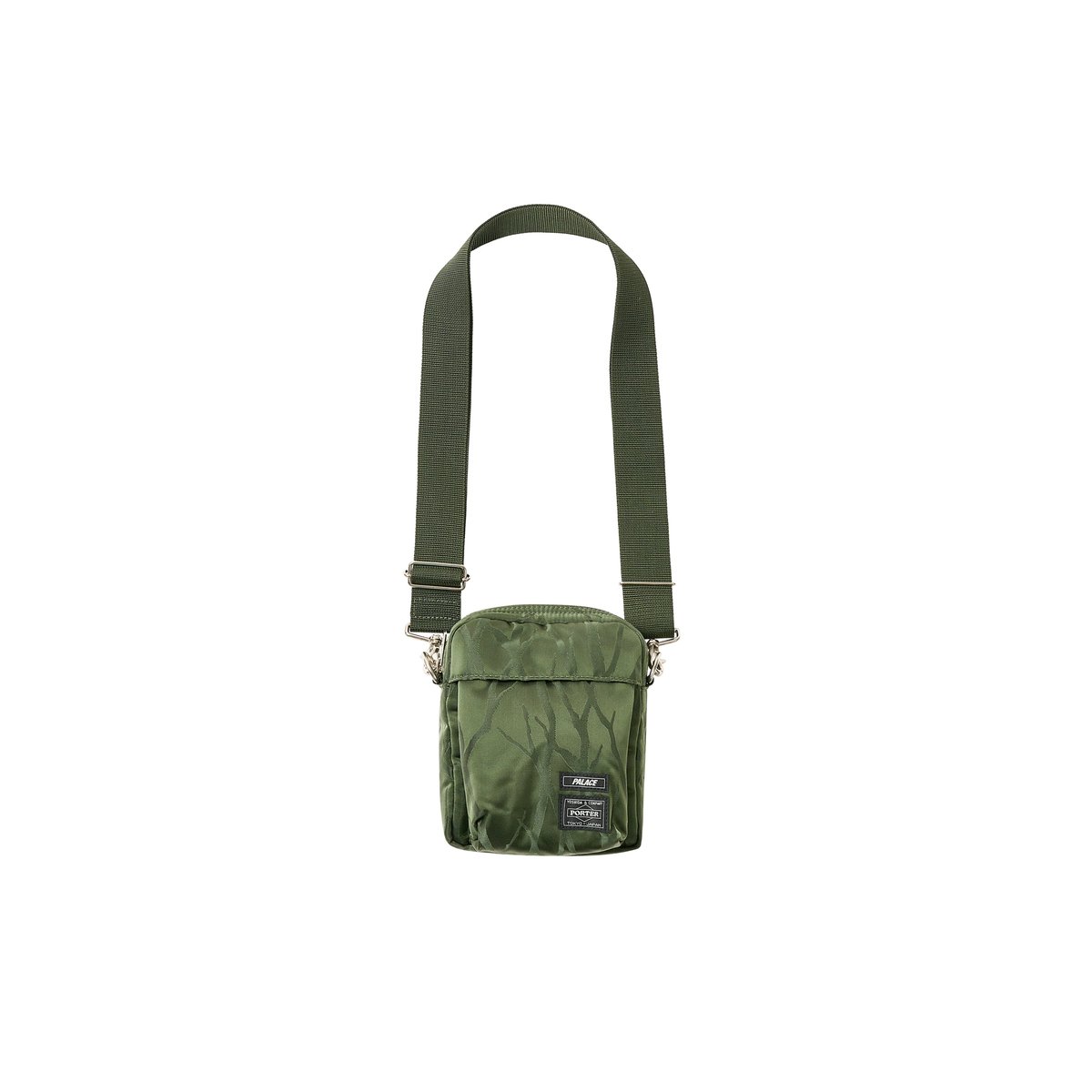 Palace PALACE PORTER VERTICAL SHOULDER BAG OLIVE / JACQUARD (Palace Porter Yoshida 2024) - $398.00