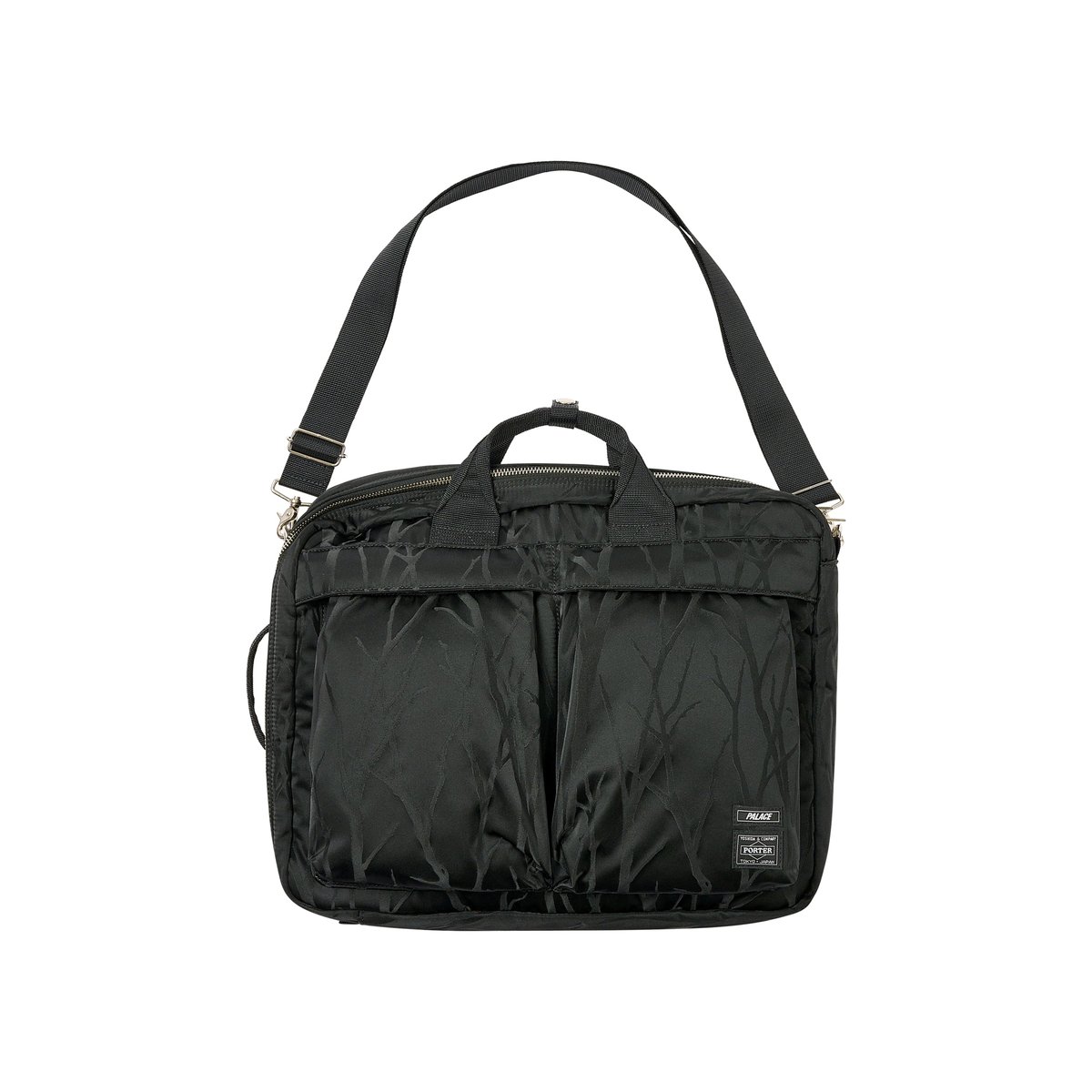 Palace PALACE PORTER 3 WAY BRIEFCASE BLACK / JACQUARD (Palace Porter Yoshida 2024) - $988.00