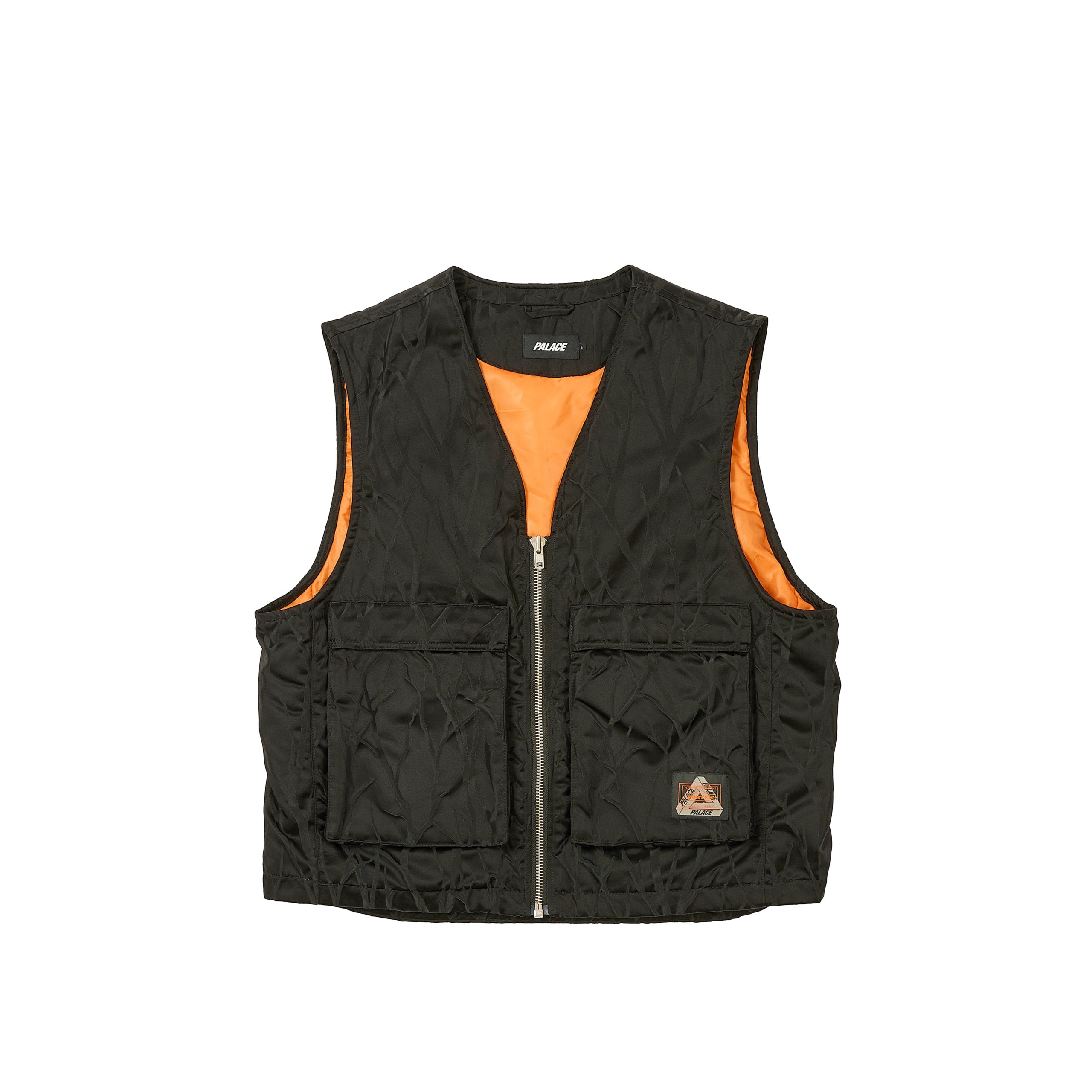 PALACE PORTER FIELD VEST BLACK / JACQUARD