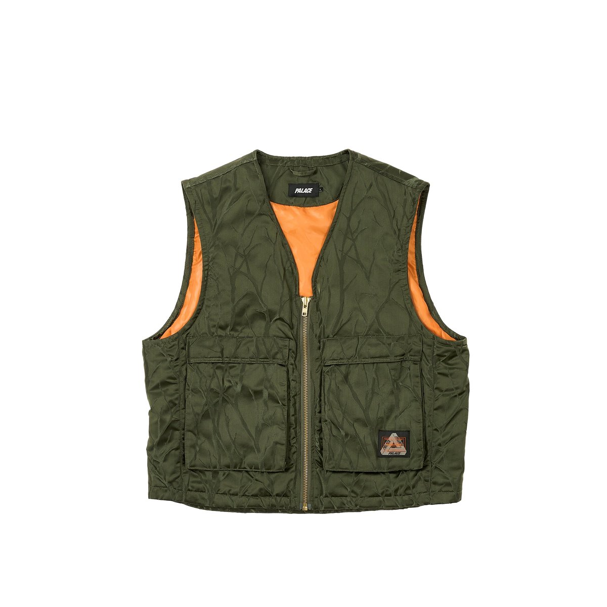 PALACE PORTER FIELD VEST OLIVE / JACQUARD - Palace