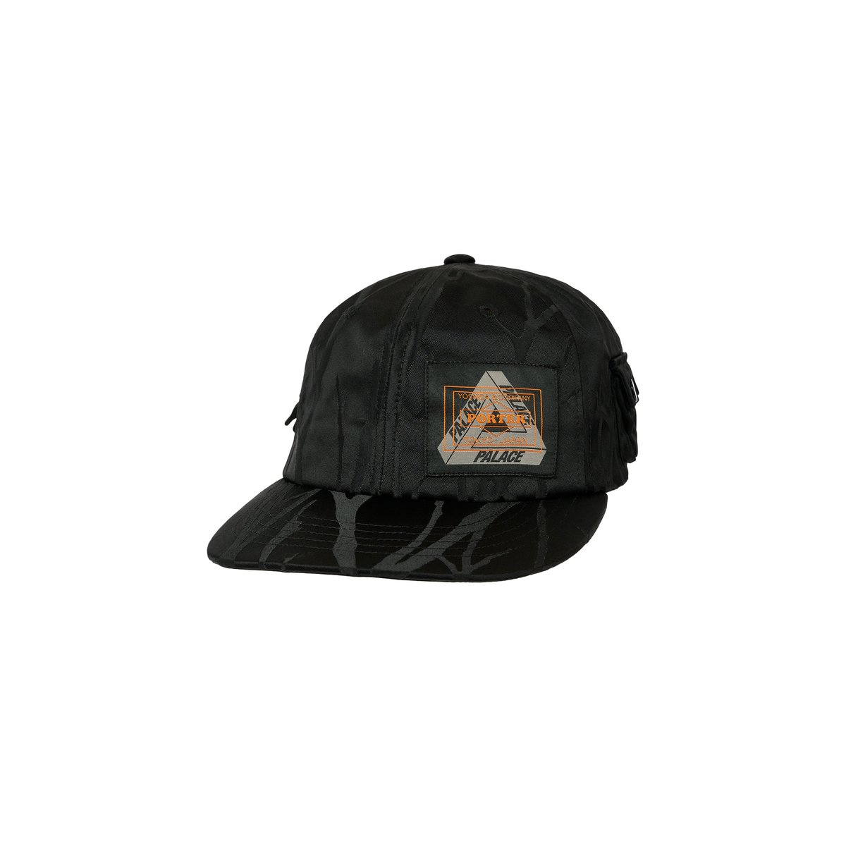 Palace PALACE PORTER POCKET 6-PANEL BLACK / JACQUARD (Palace Porter Yoshida 2024) - $98.00