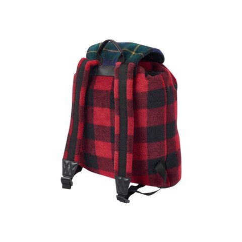 Palace PALACE RALPH LAUREN FLEECE BACKPACK GLEN PLAID / YELLOW / BUFFALO - Colorway