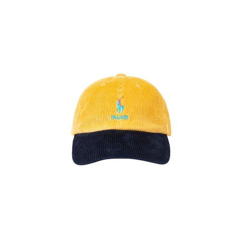 Palace PALACE RALPH LAUREN CLASSIC POLO CAP CORDUROY PALAZZO YELLOW / AVIATOR NAVY - Colorway
