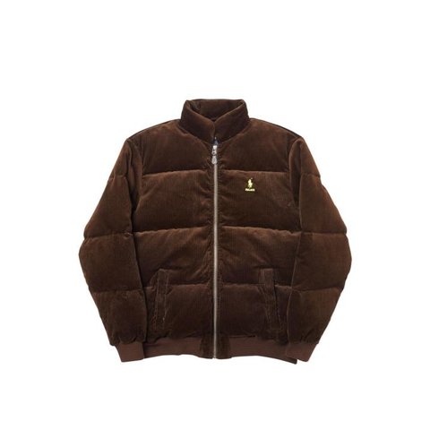 PALACE RALPH LAUREN CORDUROY DOWN JACKET MOHICAN BROWN