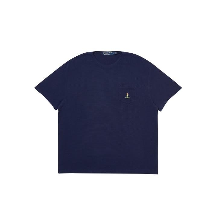 PALACE RALPH LAUREN WAFFLE POCKET T FRENCH NAVY