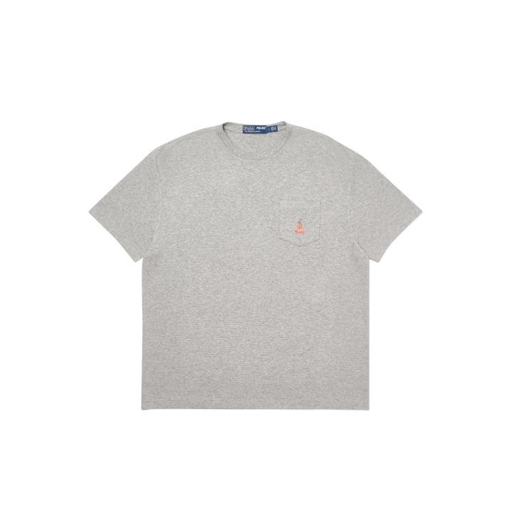 PALACE RALPH LAUREN WAFFLE POCKET T ANDOVER HEATHER
