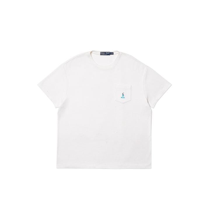 PALACE RALPH LAUREN WAFFLE POCKET T PURE WHITE