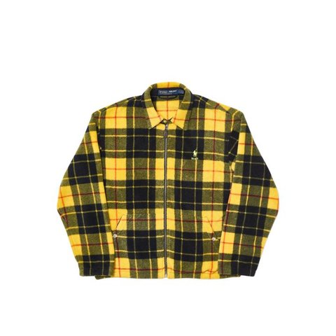 PALACE RALPH LAUREN POLAR FLEECE HARRINGTON YELLOW PLAID