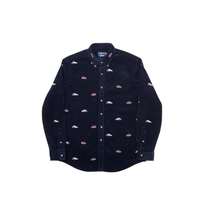 PALACE RALPH LAUREN EMBROIDERED CORD GTI SHIRT AVIATOR NAVY