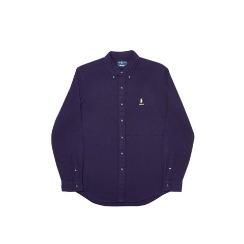 Palace PALACE RALPH LAUREN B.D. SHIRT PIECED FLANNEL PALAZZO PURPLE
