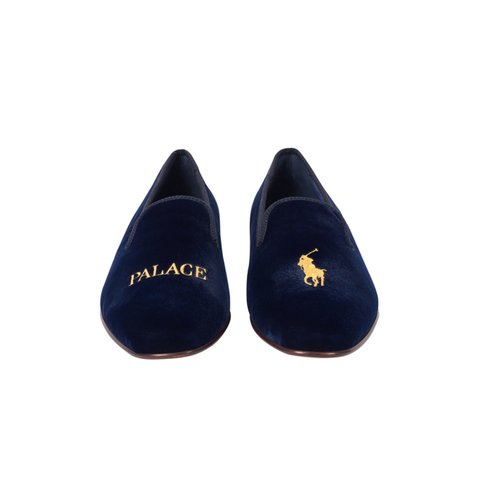Palace PALACE RALPH LAUREN FORMAL SLIPPER NAVY VELVET - Colorway