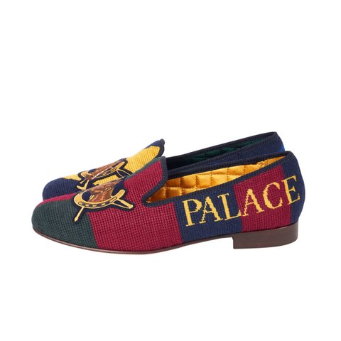 Palace PALACE RALPH LAUREN FORMAL SLIPPER ENGINEERED EQUESTRIAN PRINT - Colorway