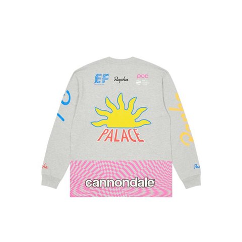 Palace PALACE RAPHA LS T-SHIRT GREY MARL