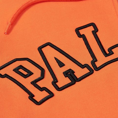 Palace OUTLINE ARCH ZIP HOOD TIGER ORANGE - Colorway
