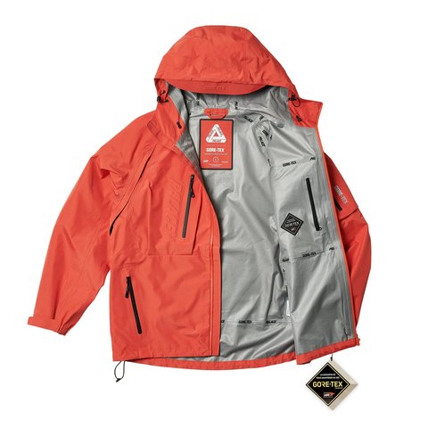 Palace GORE-TEX CARGO JACKET ORANGE - Colorway
