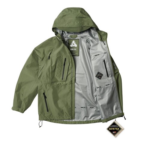 Palace GORE-TEX CARGO JACKET OLIVE - Colorway