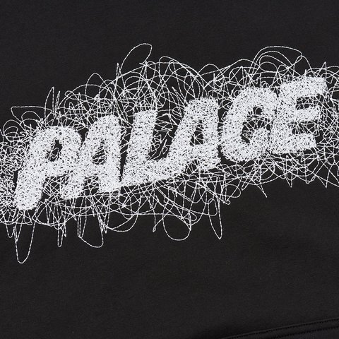 Palace SKETCHY HOOD BLACK - Colorway