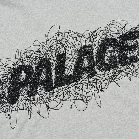 Palace SKETCHY HOOD GREY MARL - Colorway