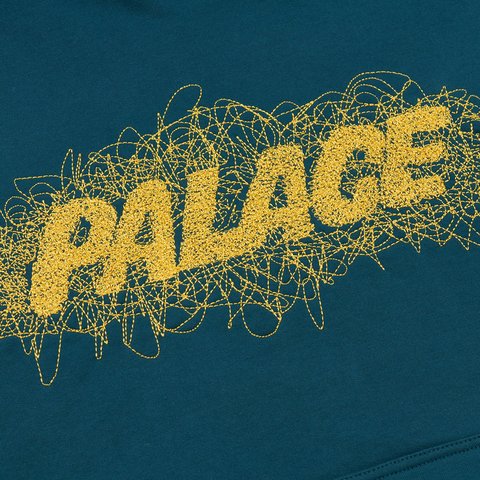 Palace SKETCHY HOOD HEAVY GREEN - Colorway
