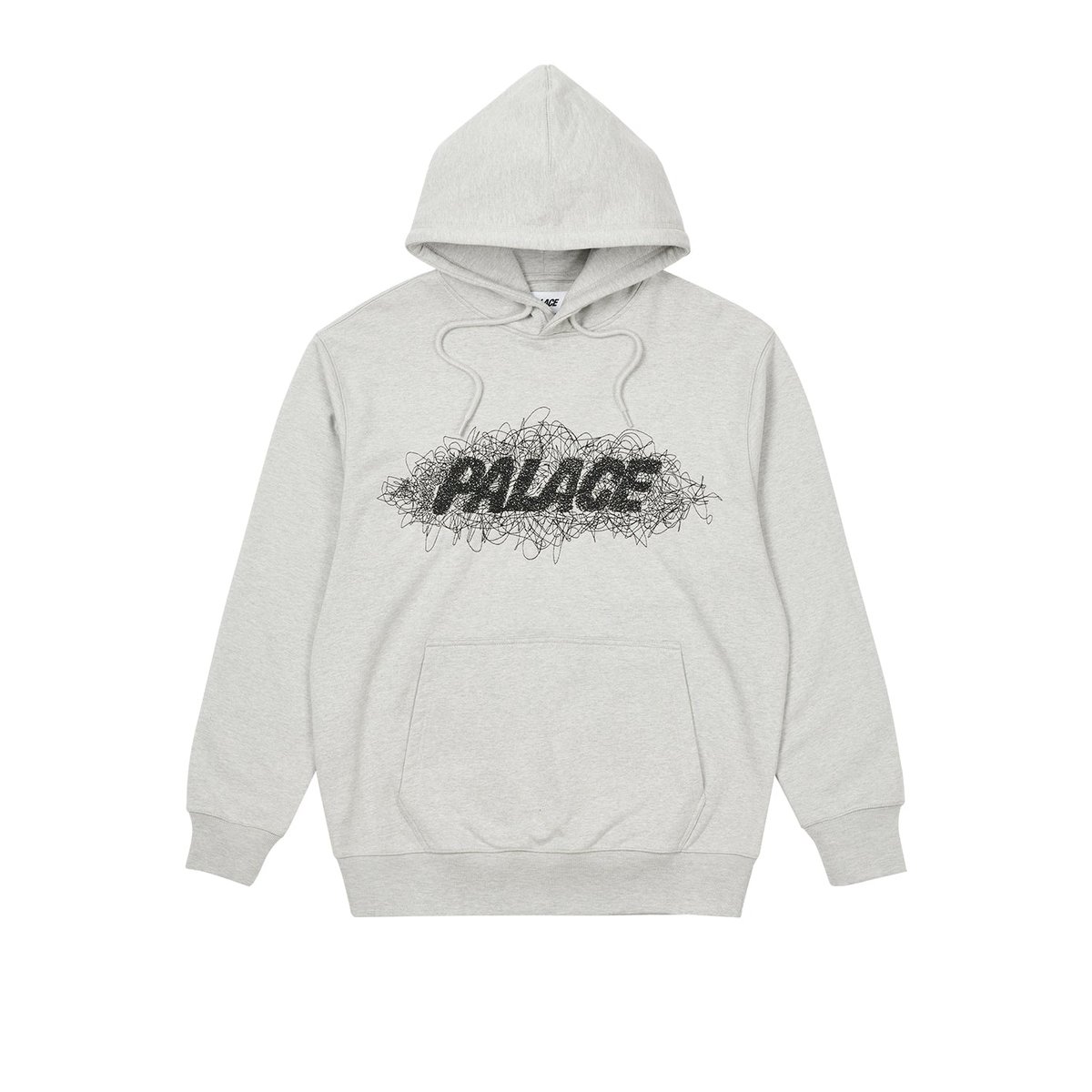 Palace SKETCHY HOOD GREY MARL (Spring 2023) - €138.00