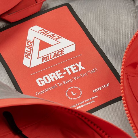 Palace GORE-TEX CARGO JACKET ORANGE - Colorway
