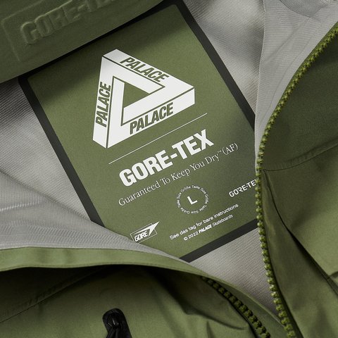 Palace GORE-TEX CARGO JACKET OLIVE - Colorway