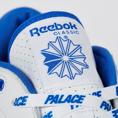 Palace PALACE REEBOK CLUB C MID II REVENGE FOOTWEAR WHITE / COURT BLUE / PEWTER - Colorway