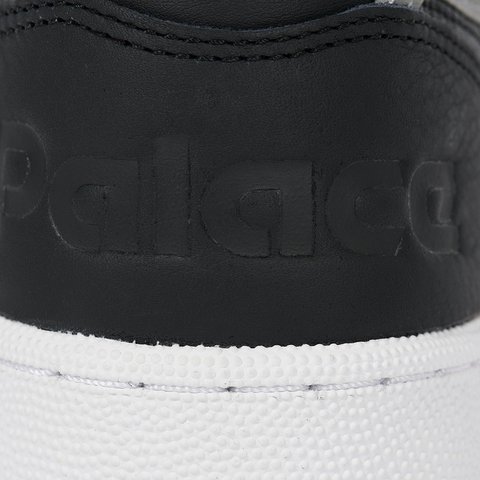 Palace PALACE REEBOK CLUB C MID II REVENGE CORE BLACK / ACID YELLOW / FOOTWEAR WHITE - Colorway