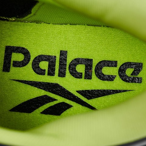 Palace PALACE REEBOK CLUB C MID II REVENGE CORE BLACK / ACID YELLOW / FOOTWEAR WHITE - Colorway